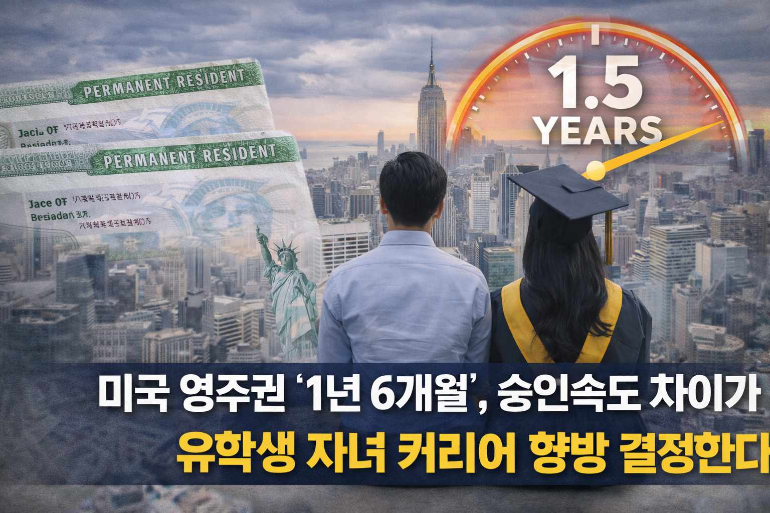 미국 영주권 1년 6개월…취득 시점이 유학생 커리어 좌우